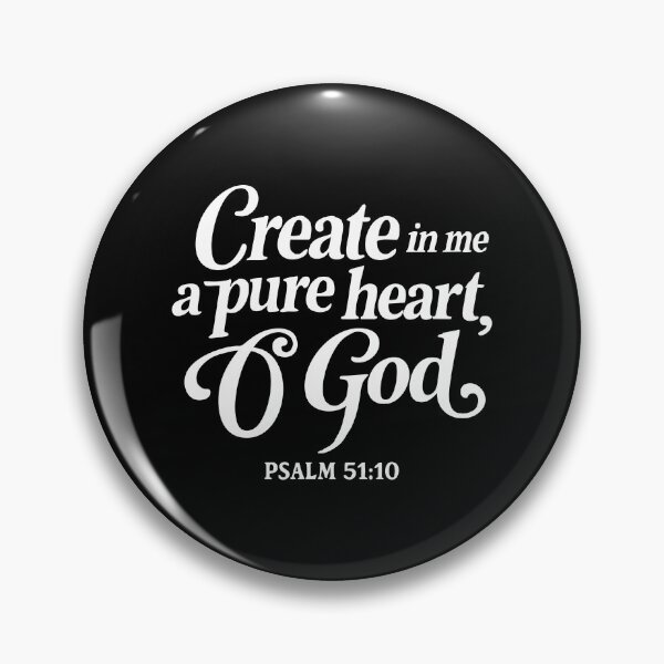 Item preview, Create in me a pure heart Psalm Midweight,Christmas  designed and sold by CloudyPress.
