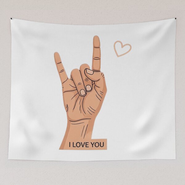 Item preview, Valentines Day I Love You Hand ASL Heart designed and sold by Pollock.