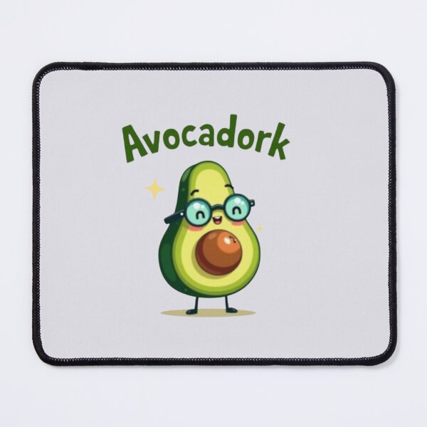 Item preview, Avocadork Funny Glasses Avocado Pun Illustration designed and sold by Posiheal26.