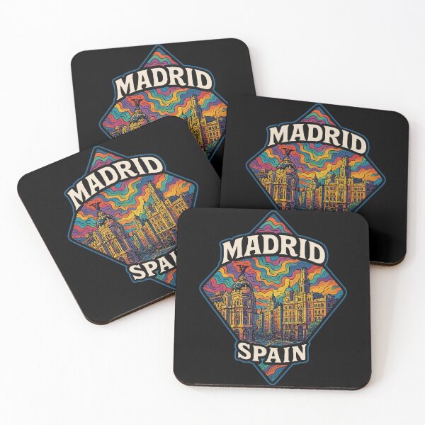 Item preview, Madrid Spain Psychedelic Trippy Art designed and sold by TomFrontierArt.