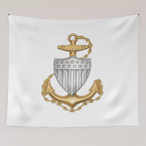Item preview, Coast Guard Chief Anchor designed and sold by Coastiecositas.
