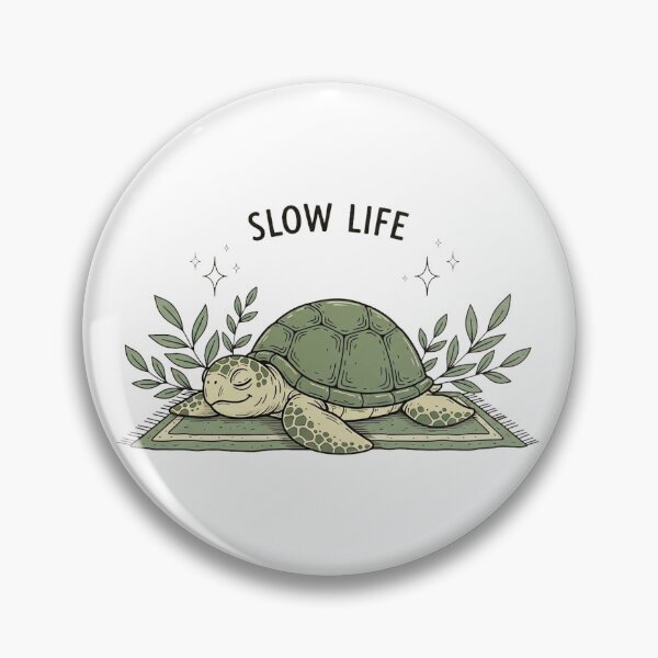 Item preview, Slow Life, Happy Life Turtle designed and sold by Pollock.