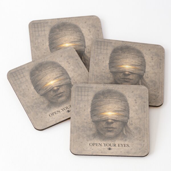 Item preview, Open Your Eyes – Awareness Poster Art designed and sold by Papier Atelier Art.