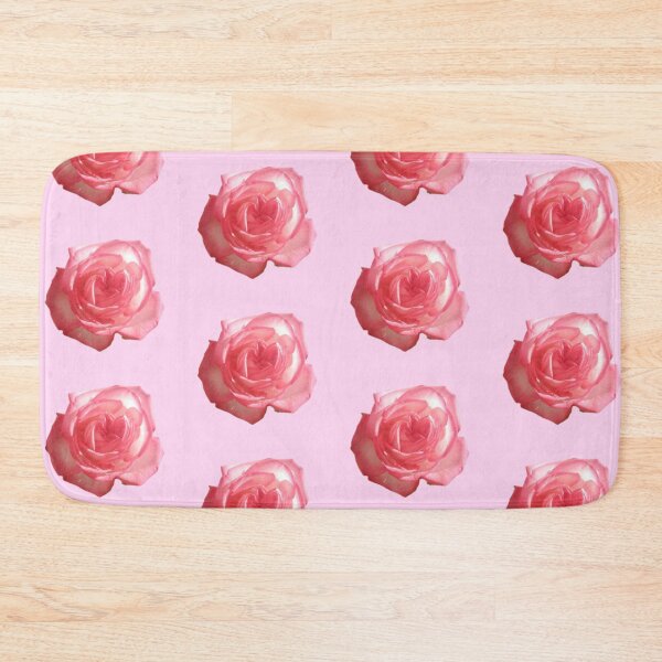 Item preview, salmon pink rose flower sticker designed and sold by inainart.