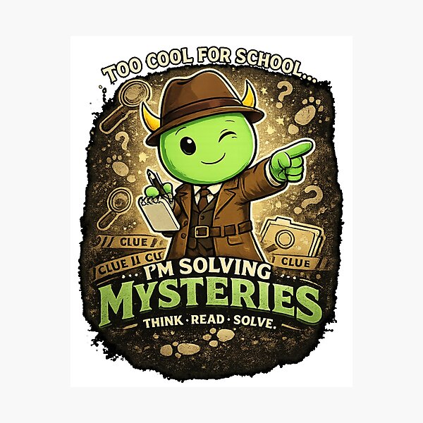 Item preview, Detective Weeny Too Cool for School | Think. Read. Solve. designed and sold by LiamFitzpatrick.
