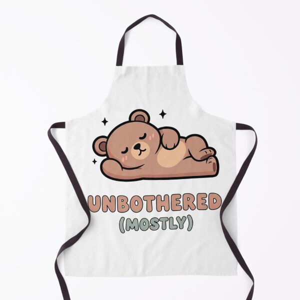 Item preview, Unbothered Mostly - Cute Bear designed and sold by artaipix.