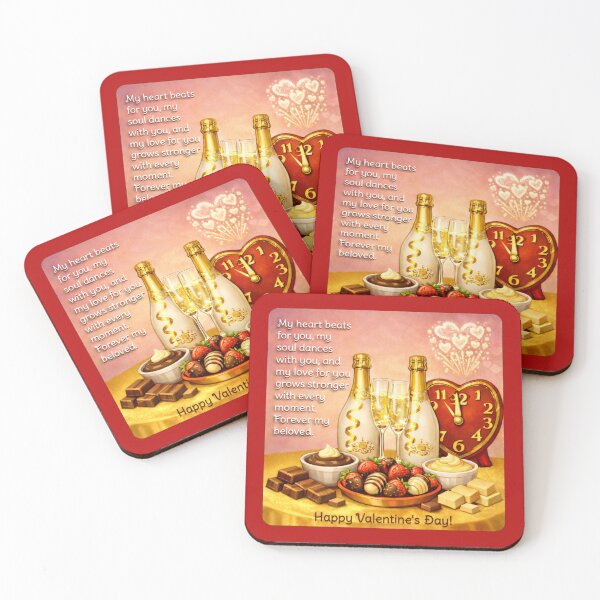 Item preview, White Chocolate, Hearts & Fireworks - Happy Valentine's Day! designed and sold by 1st Choice Design.