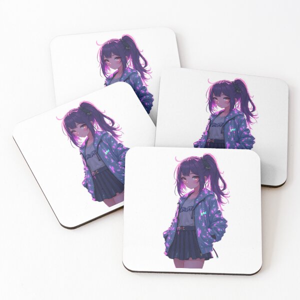 Item preview, stylish girl jacket anime design modern youthful vibe designed and sold by ART ATTACK ZONE.