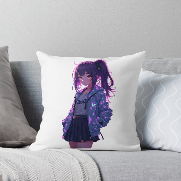 Item preview, stylish girl jacket anime design modern youthful vibe designed and sold by ART ATTACK ZONE.