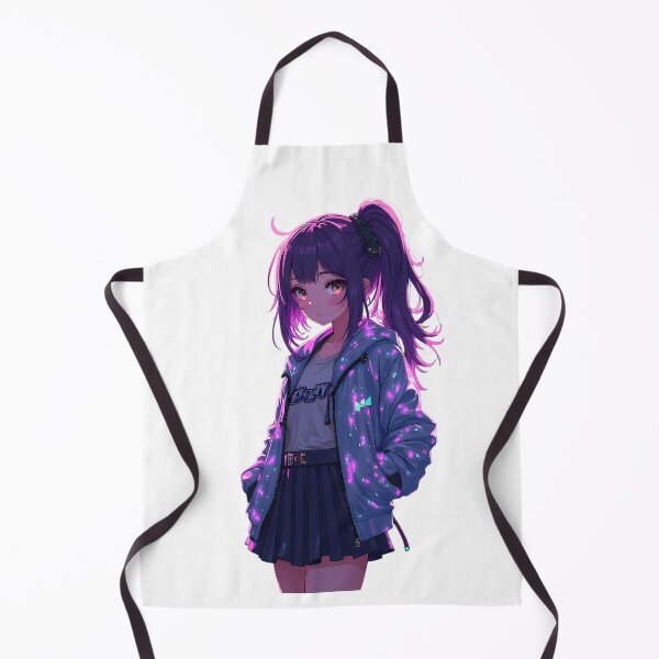 Item preview, stylish girl jacket anime design modern youthful vibe designed and sold by ART ATTACK ZONE.