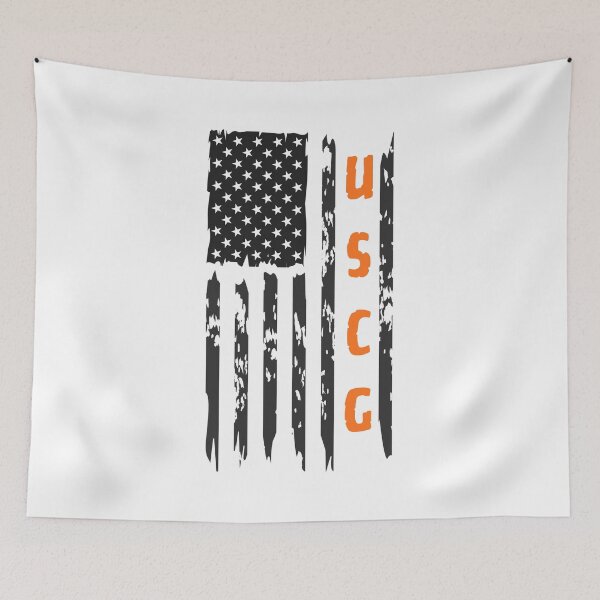 Item preview, Coast Guard Flag designed and sold by Coastiecositas.