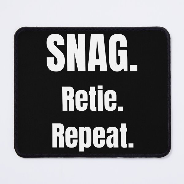 Item preview, SNAG Retie Repeat – SRR Fishing Shirt for Anglers designed and sold by Get-the-net.