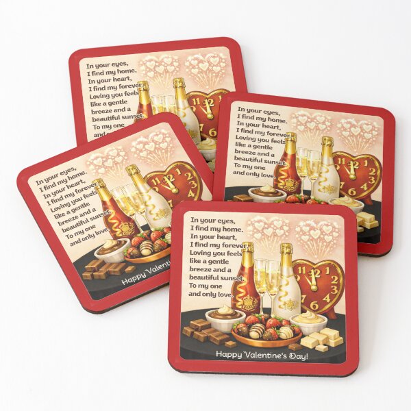 Item preview, Red, White Chocolate and Hearts - Happy Valentine's Day! designed and sold by 1st Choice Design.