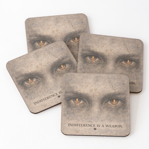 Item preview, Indifference Is a Weapon – Awareness Art designed and sold by Papier Atelier Art.