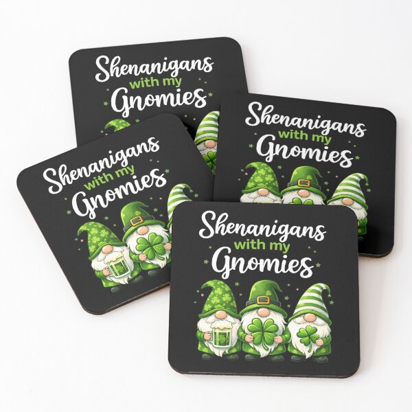 Item preview, Shenanigans With My Gnomies Funny St Patricks Gnome designed and sold by MuniraWearify.