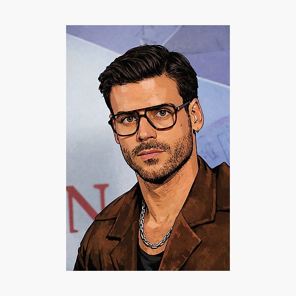 Item preview, François Arnaud close-up (fan art) designed and sold by PopCultureAndStuff.