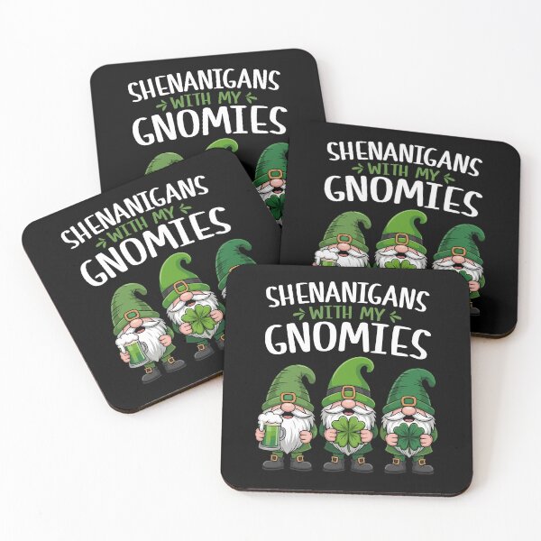 Item preview, St Patricks Day Shenanigans With My Gnomies Irish Gnome designed and sold by MuniraWearify.