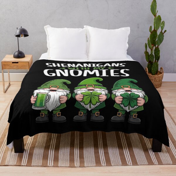 Item preview, St Patricks Day Shenanigans With My Gnomies Irish Gnome designed and sold by MuniraWearify.