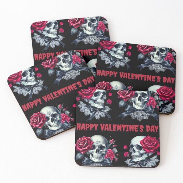 Item preview, Happy valentine day with skulls  designed and sold by Palmtree94.