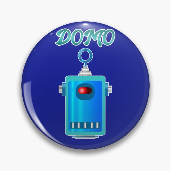 Artikelvorschau, Domo 2 Blauer Roboter entworfen und verkauft von Normbot2000.