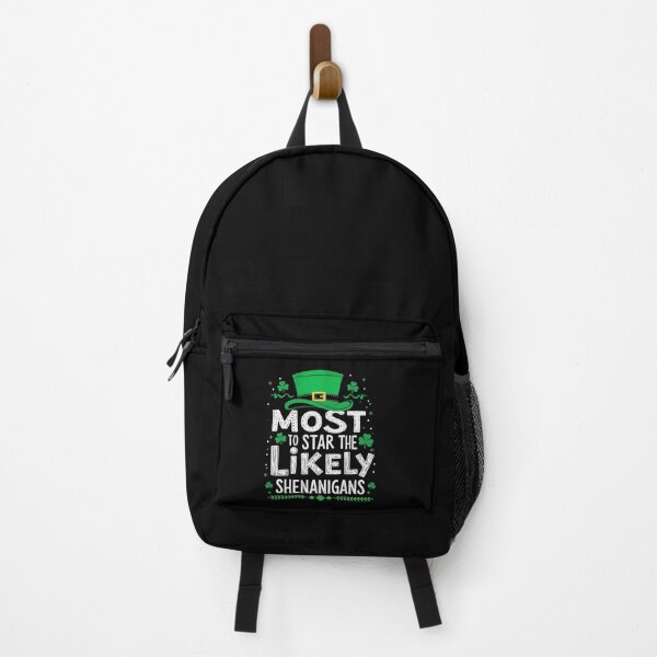 Item preview, St Patricks Day Shamrock Most Likely To Start The Shenanigans designed and sold by MuniraWearify.