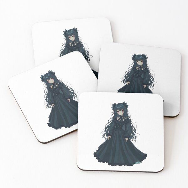 Item preview, girl black dress gothic elegance charm mystery designed and sold by ART ATTACK ZONE.