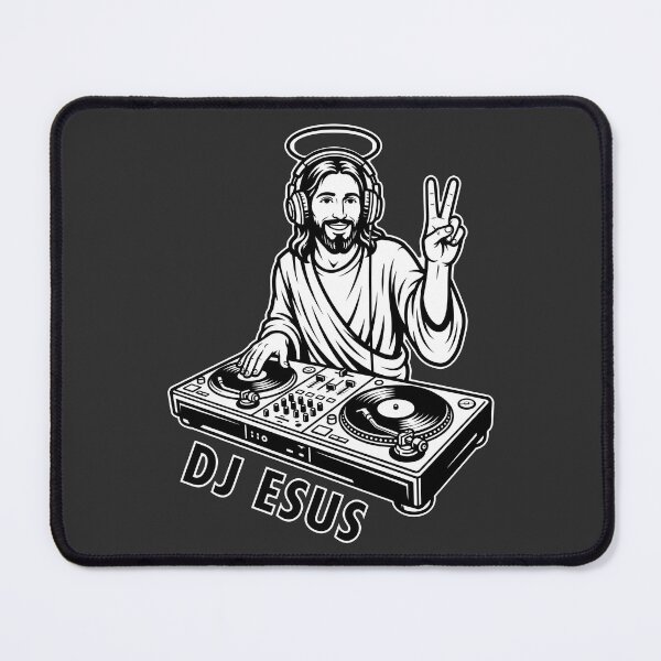 Item preview, DJ Esus Jesus Music Satire designed and sold by WAMTEES.