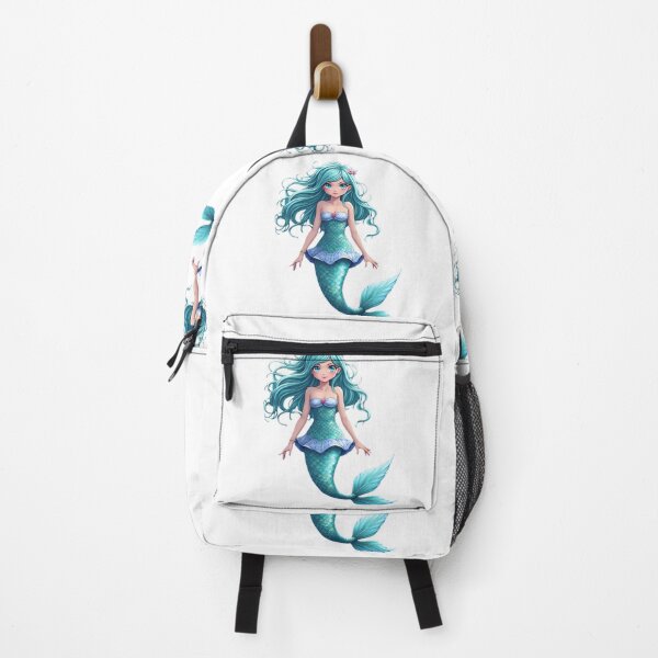 Item preview, mermaid shimmering hair tail ocean depths art designed and sold by ART ATTACK ZONE.