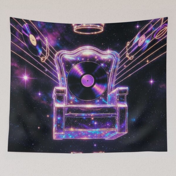 Item preview, Cosmic Pop Throne Soundwave Crown Legendary Groove Universe Illustration designed and sold by SHOCAMPOS DESIGNS .