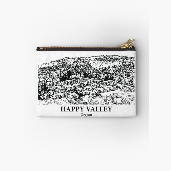 Item preview, Happy Valley OR - Ink Cityscape Illustration designed and sold by Lakeric.