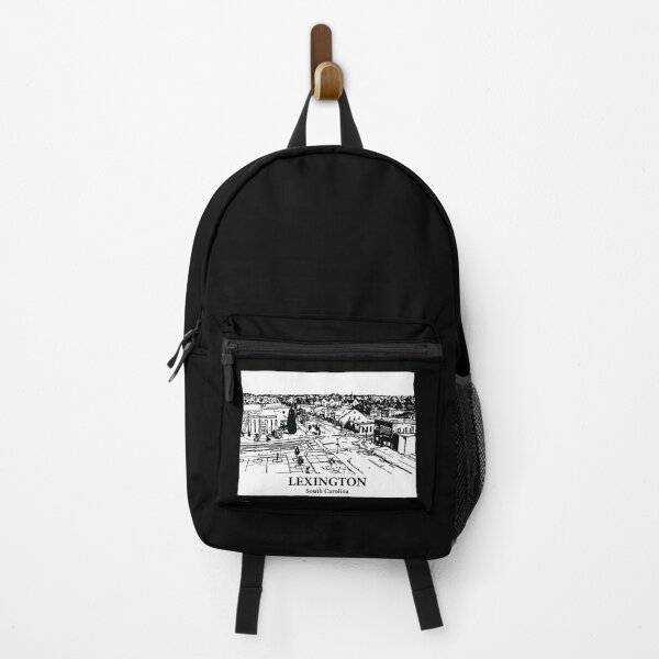 Item preview, Lexington SC - Ink Cityscape Illustration designed and sold by Lakeric Cityscapes.