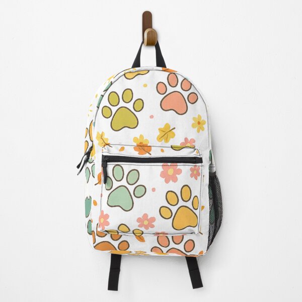 Item preview, Paw Prints Through the Seasons – Whimsical Pet Pattern designed and sold by Joyfulfabric.