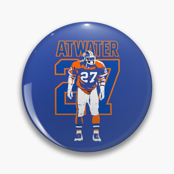Item preview, Steve Atwater #27 Vintage Football Art designed and sold by TheArtOfCar.