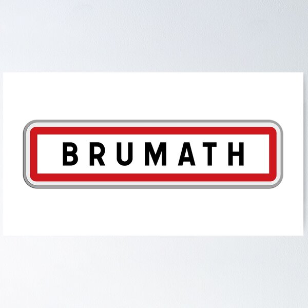Item preview, Brumath Town Entrance Sign – Bas-Rhin, Grand Est designed and sold by Panneaux et signalisations - NPOITEVIN.