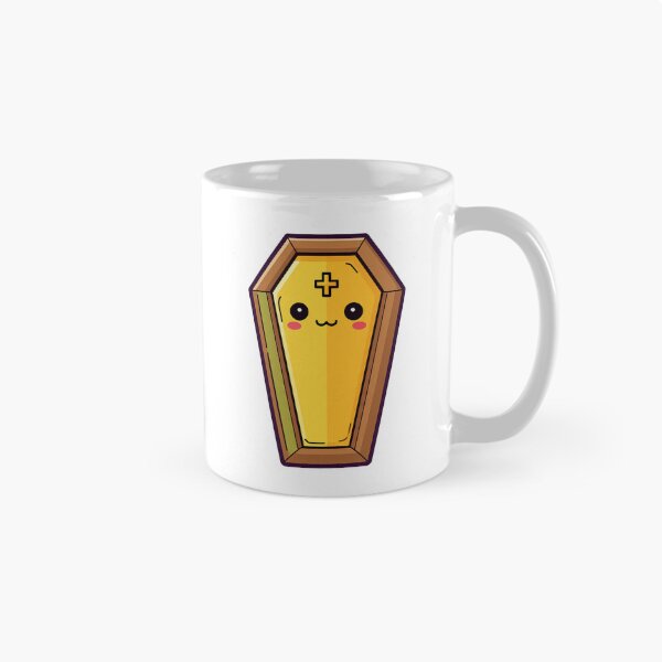 Item preview, Cute Kawaii Yellow Coffin  designed and sold by Aitne.