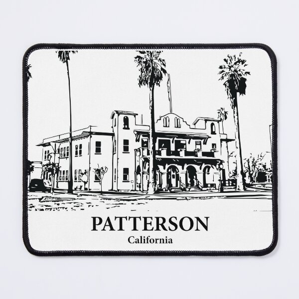 Item preview, Patterson CA - Ink Cityscape Illustration designed and sold by Lakeric.