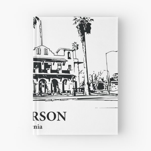 Item preview, Patterson CA - Ink Cityscape Illustration designed and sold by Lakeric Cityscapes.
