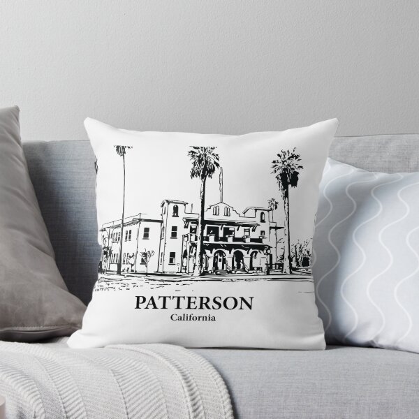 Item preview, Patterson CA - Ink Cityscape Illustration designed and sold by Lakeric Cityscapes.