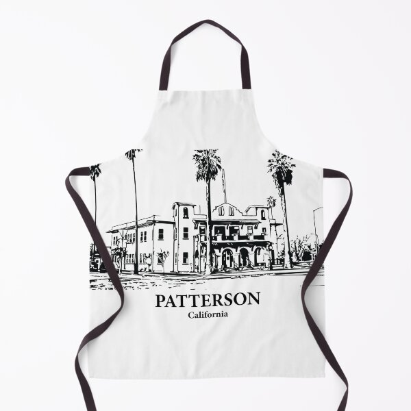 Item preview, Patterson CA - Ink Cityscape Illustration designed and sold by Lakeric Cityscapes.