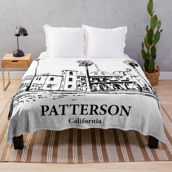 Item preview, Patterson CA - Ink Cityscape Illustration designed and sold by Lakeric Cityscapes.