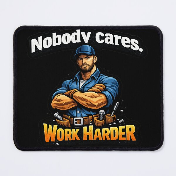 Item preview, Nobody Cares. Work Harder. designed and sold by 2Guys2Hammers.