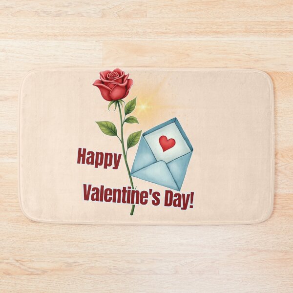 Item preview, Happy Valentine's Day! - Classic Rose and Love Letter designed and sold by PriyaMagic.