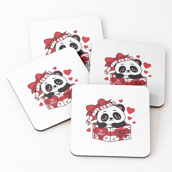 Item preview, Kawaii Cute Panda Valentine Gift Box designed and sold by MarshallStickerX.
