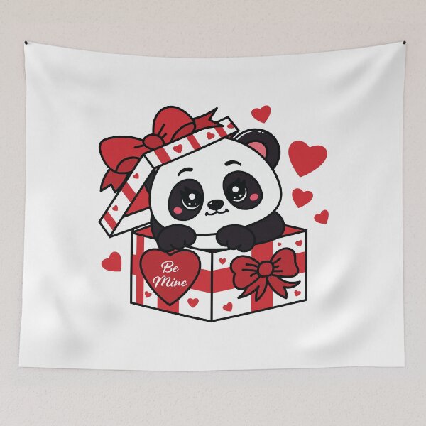 Item preview, Kawaii Cute Panda Valentine Gift Box designed and sold by MarshallStickerX.