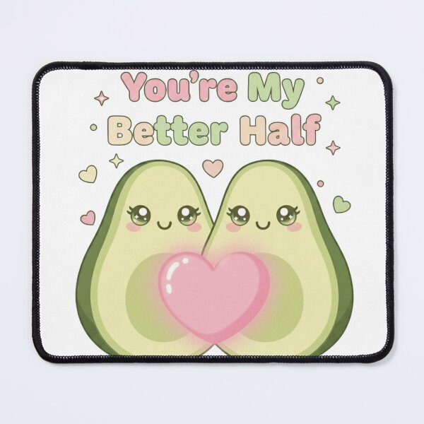 Item preview, You're My Better Half Cute Avocado Love Gift designed and sold by DreamsMRC.