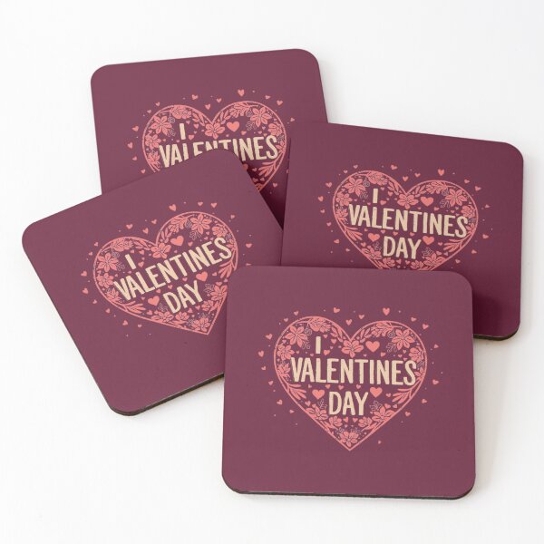 Item preview, Floral Heart Valentine's Day Design - Cute Romantic Typography. designed and sold by LunaPrintCo.