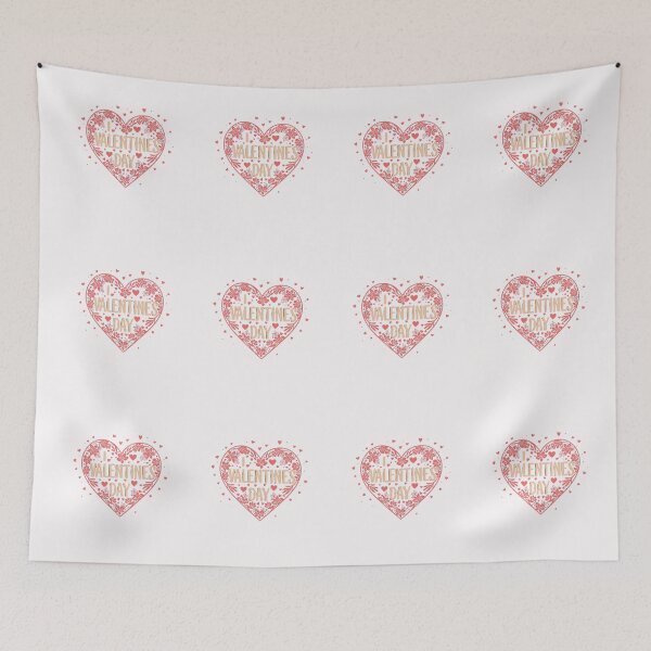 Item preview, Floral Heart Valentine's Day Design - Cute Romantic Typography. designed and sold by LunaPrintCo.