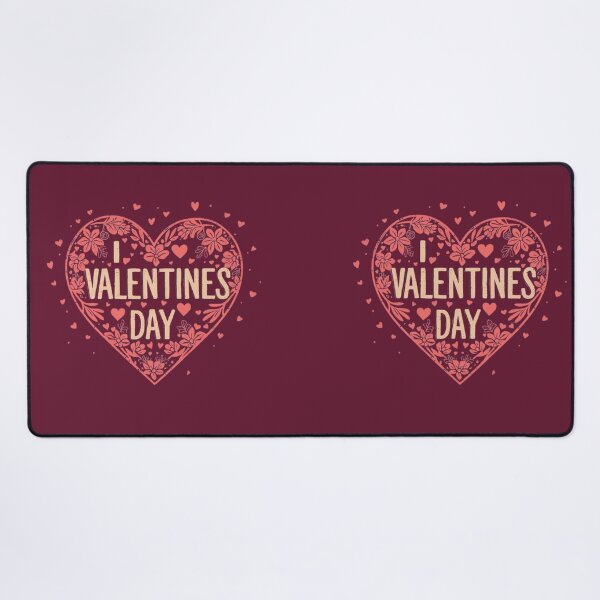 Item preview, Floral Heart Valentine's Day Design - Cute Romantic Typography. designed and sold by LunaPrintCo.
