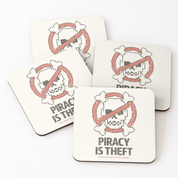Item preview, Piracy is Theft 1991  designed and sold by AstroZombie6669.