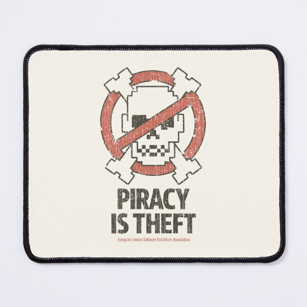 Item preview, Piracy is Theft 1991  designed and sold by AstroZombie6669.